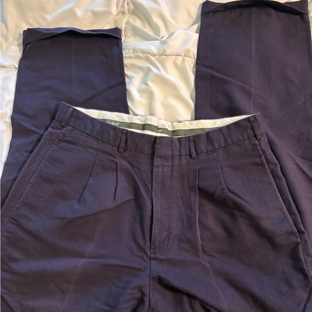 L.L. Bean Men's Purple Trousers